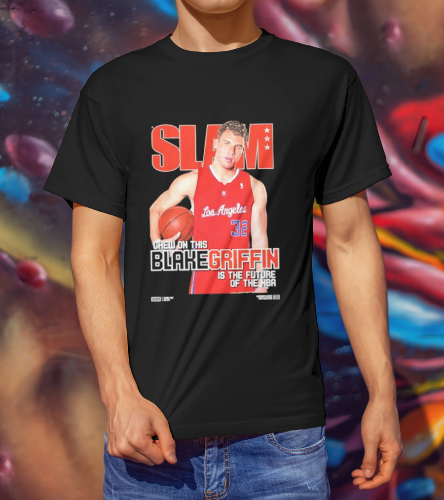 SLAM Los Angeles Clippers Blake Griffin Chew On This Is The Future Of The NBA T-Shirt