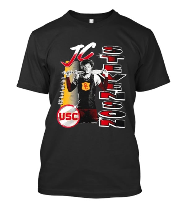 JC Stevenson USC Track And Field Player Name Athlete USC T-Shirt