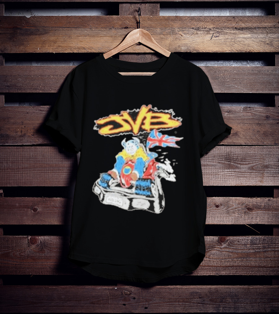 JVB Tour UK 2026 Viking Racer With Union Jack Flag T-Shirt