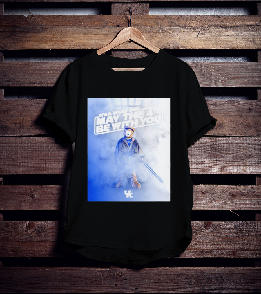 Star Wars Day May The 4th Be With You Kentucky Wildcats T-Shirt