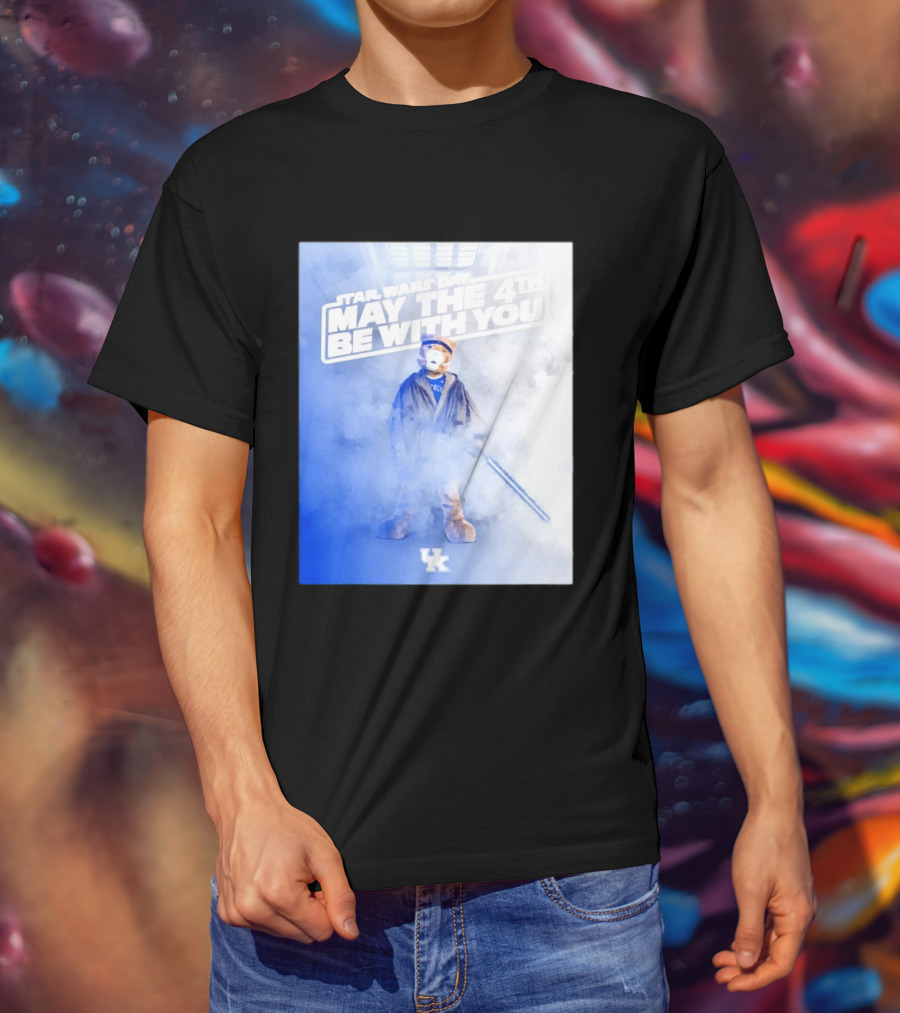 Star Wars Day May The 4th Be With You Kentucky Wildcats T-Shirt