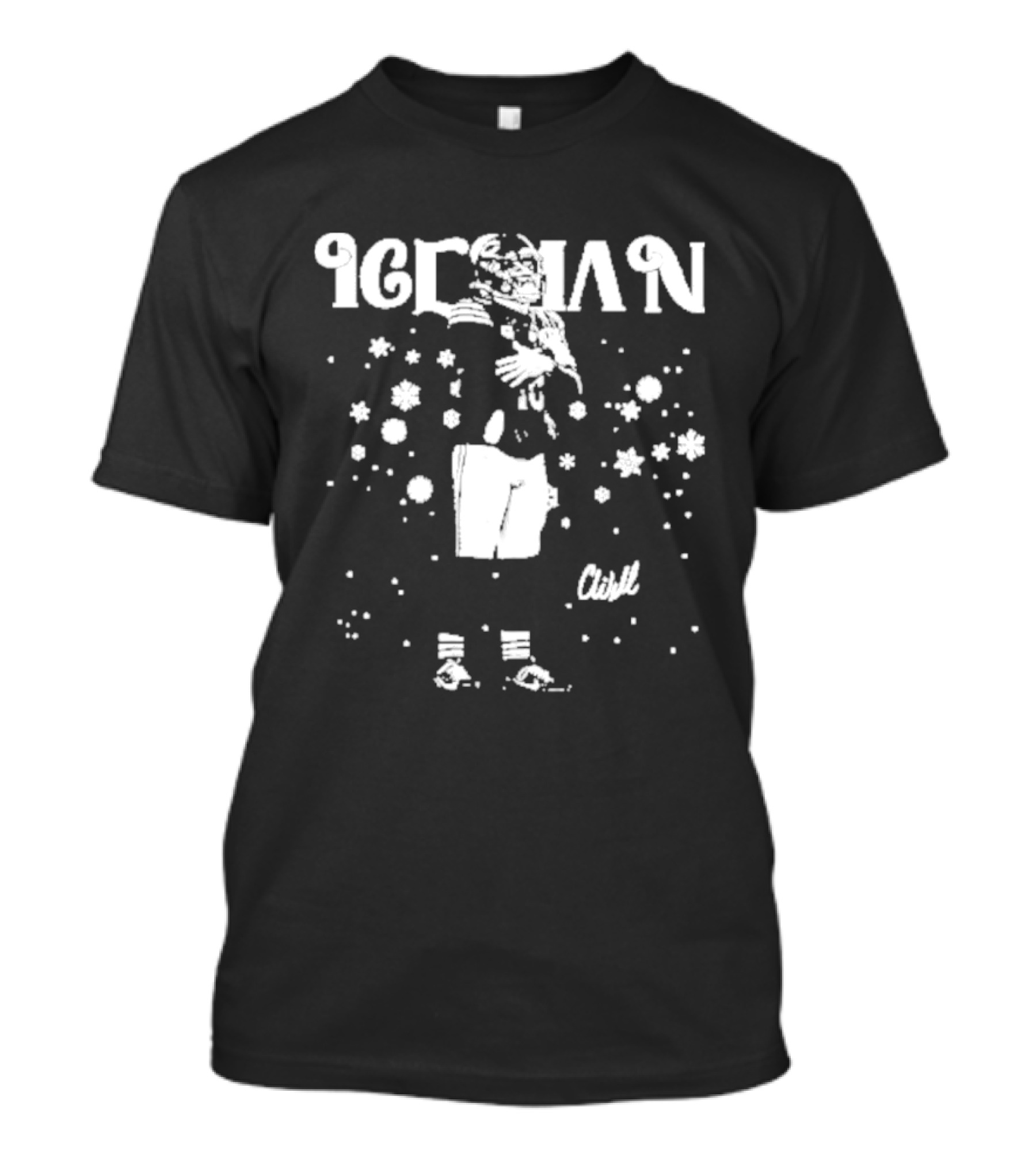 Caleb Williams Iceman Snowflakes And Football T-Shirt