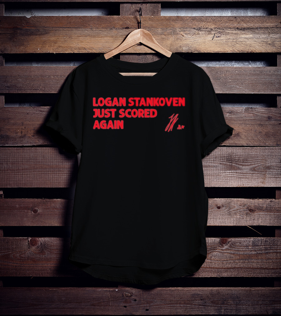 Logan Stankoven Just Scored Again 11 57 T-Shirt