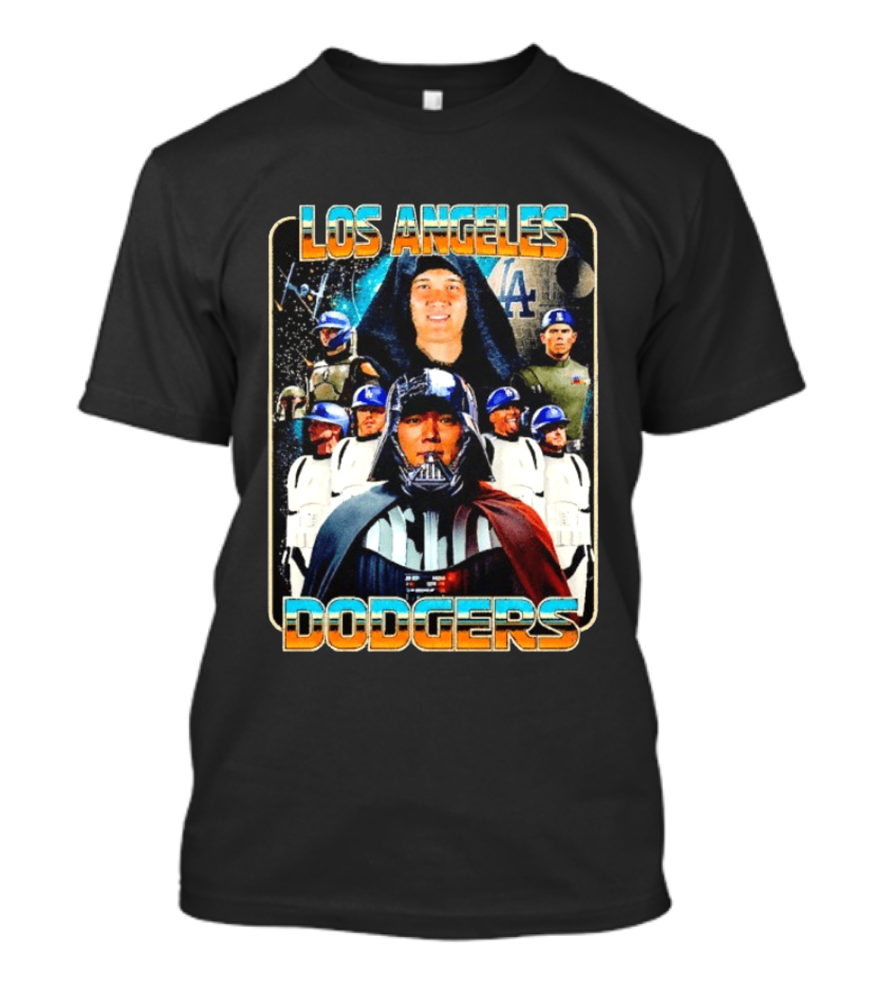 Los Angeles Dodgers Star Wars May The 4th Celebration T-Shirt