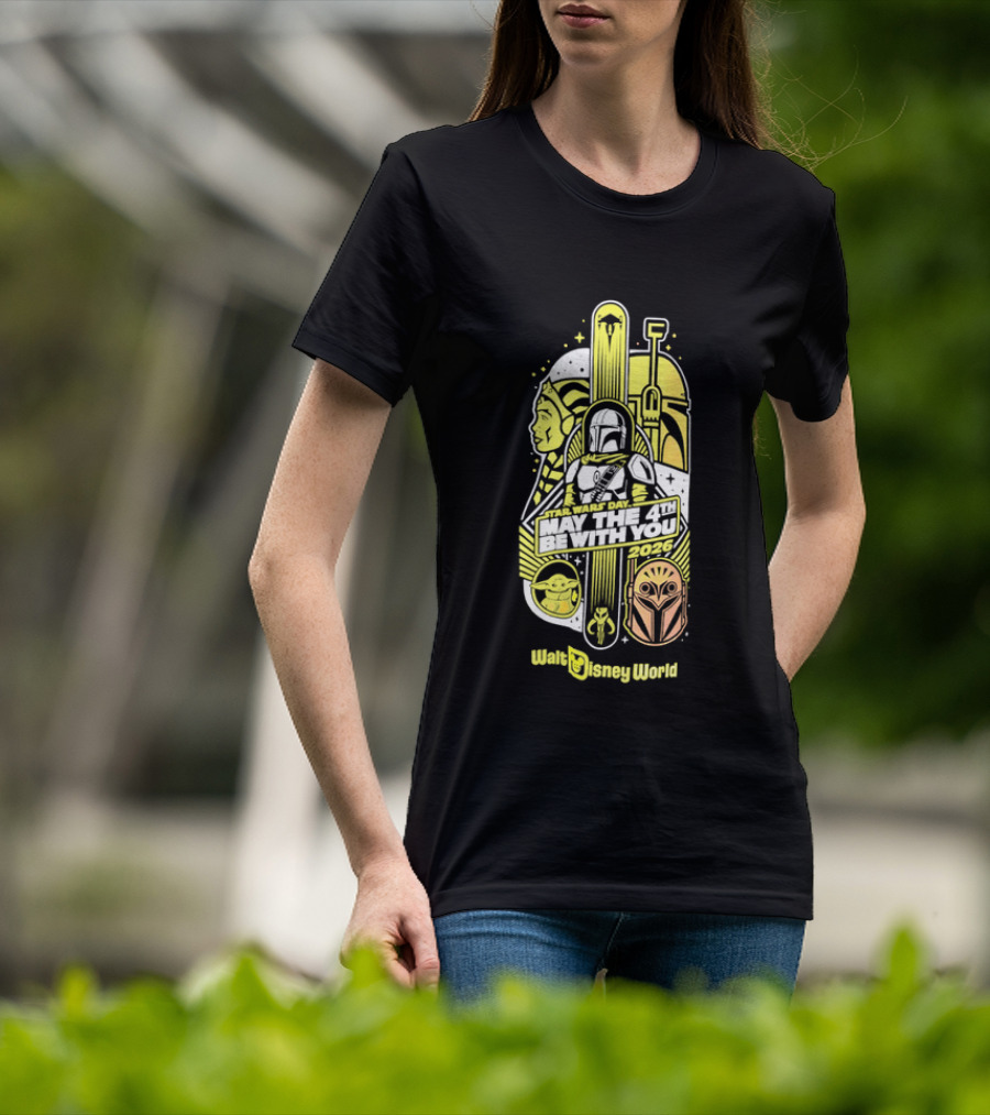 Mandalorian Grogu Star Wars Day 2026 Walt Disney World Adventure T-Shirt