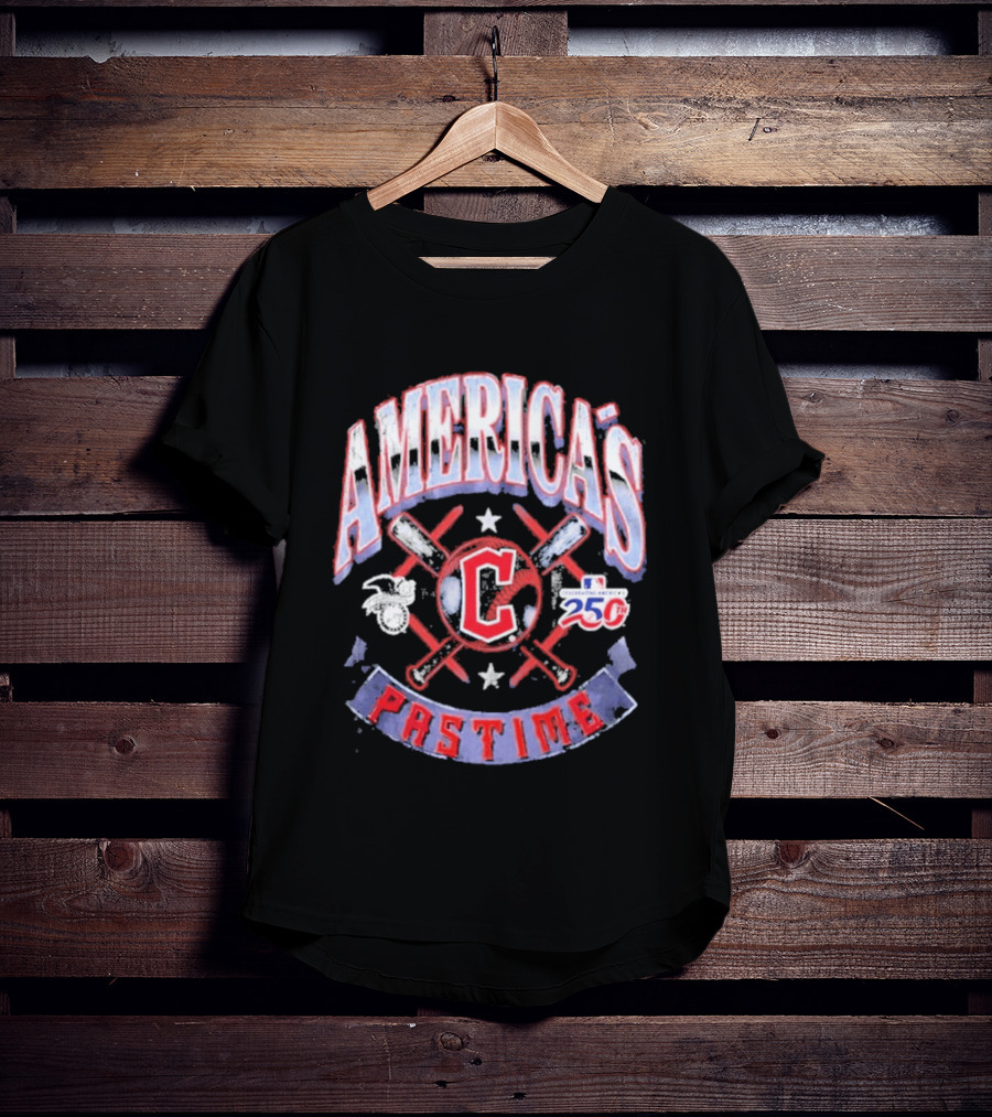 Cleveland Guardians 250th Anniversary America's Pastime T-Shirt