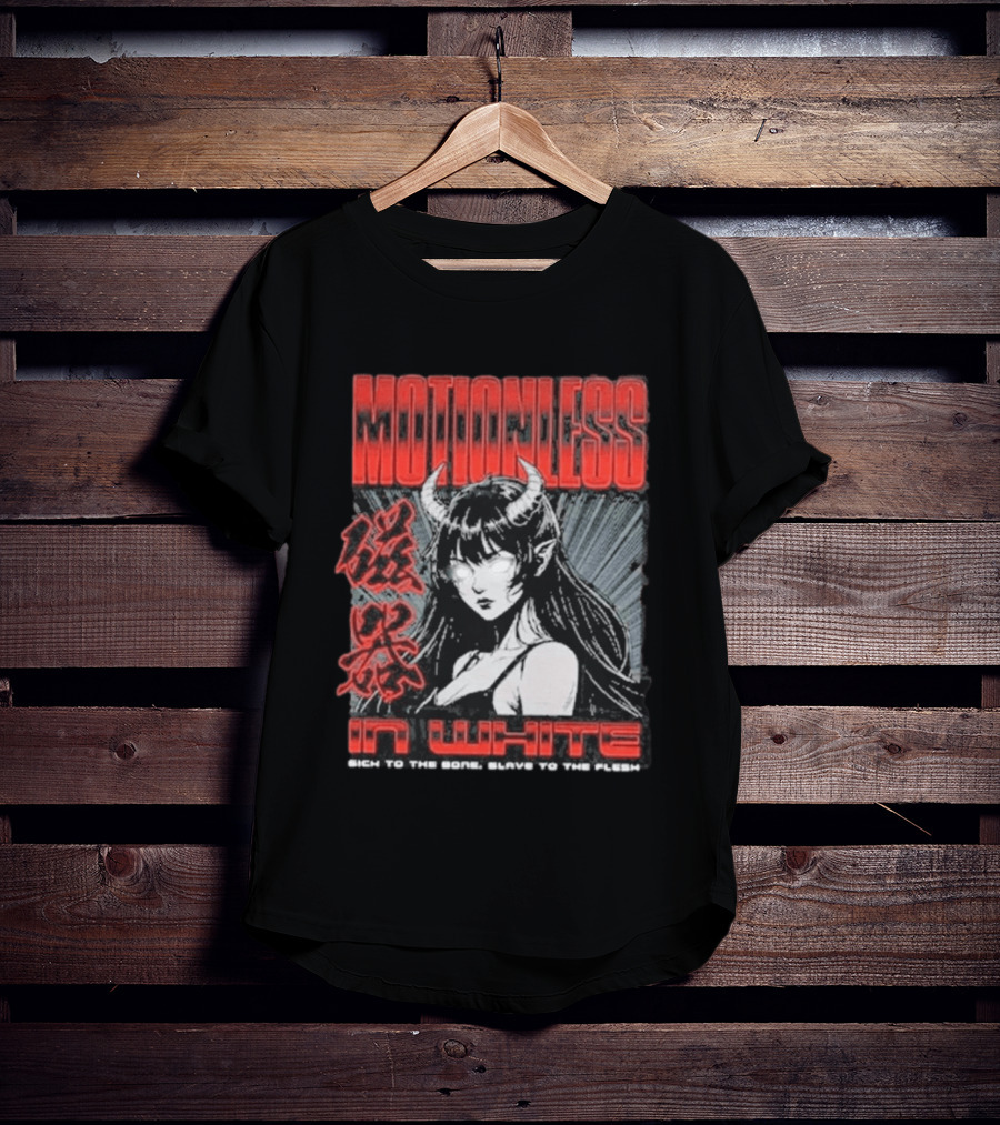 Motionless In White Rich To The Bone Slave To The Flesh Tour 2026 T-Shirt