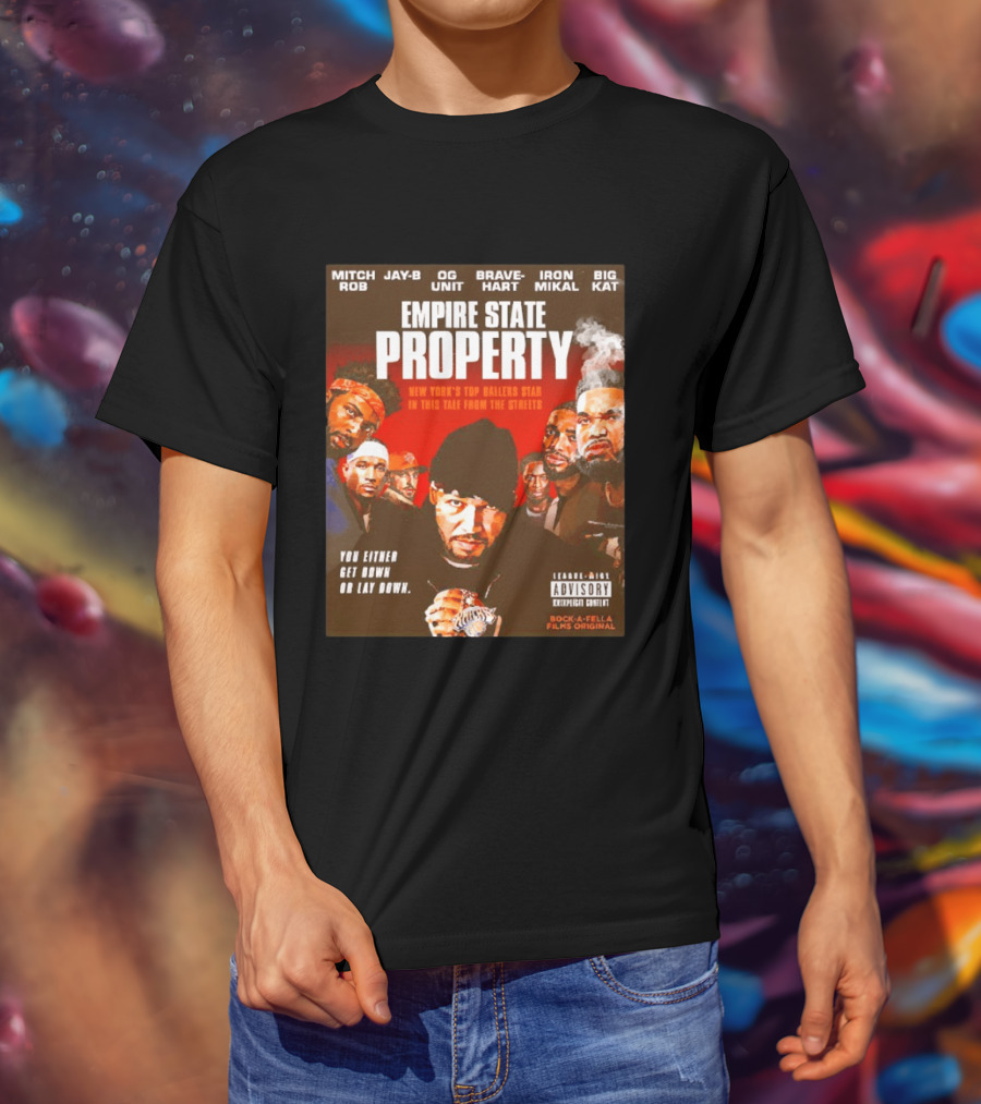 Mitch Rob Jay B OG Unit Brave Hart Iron Mikal Big Kat Empire State Property New York Knicks Baller Tale T-Shirt