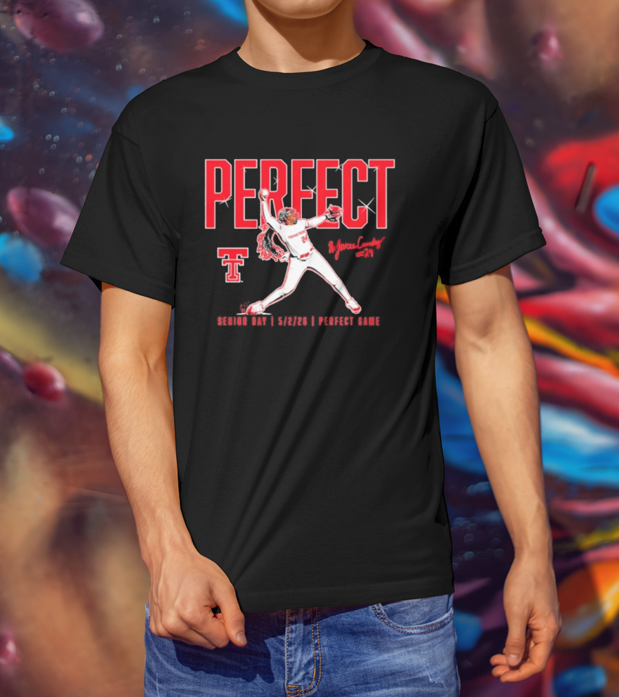 Texas Tech Softball Senior Day Lubbock Perfect Game NiJaree Canady T-Shirt