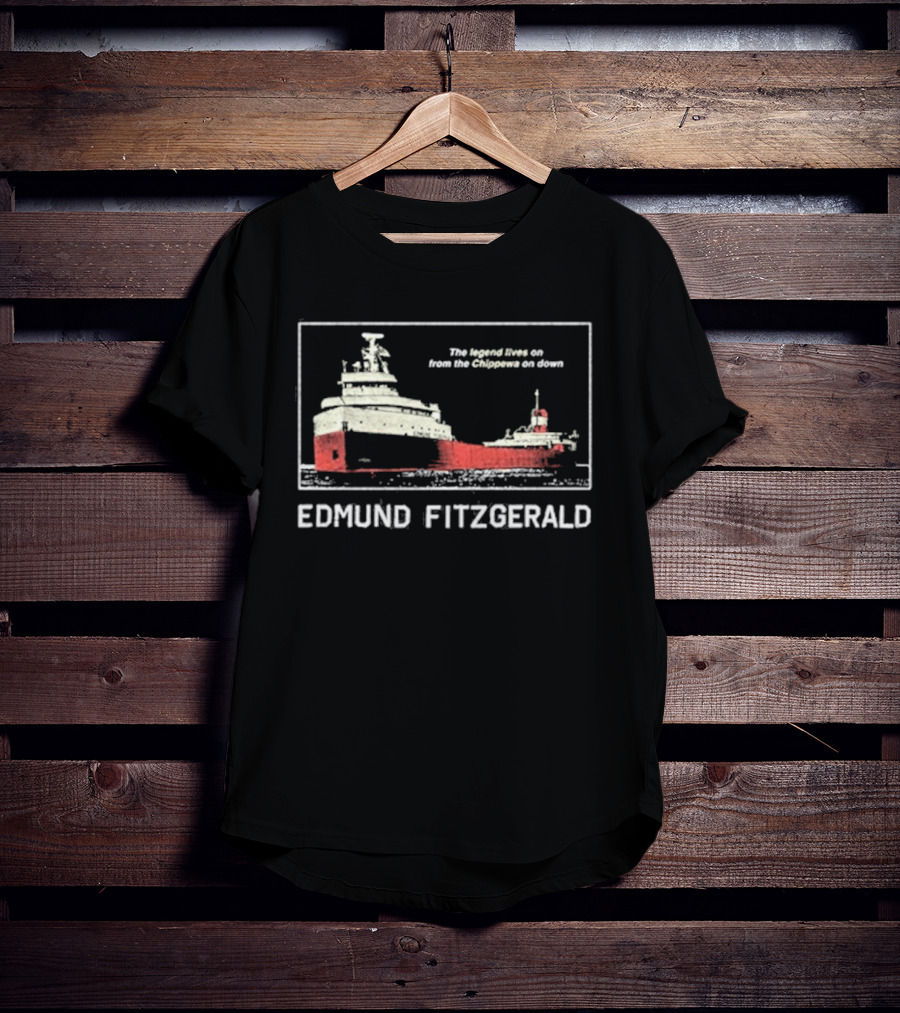 Tyler Bertuzzi Edmund Fitzgerald Ship Great Lakes Legend T-Shirt
