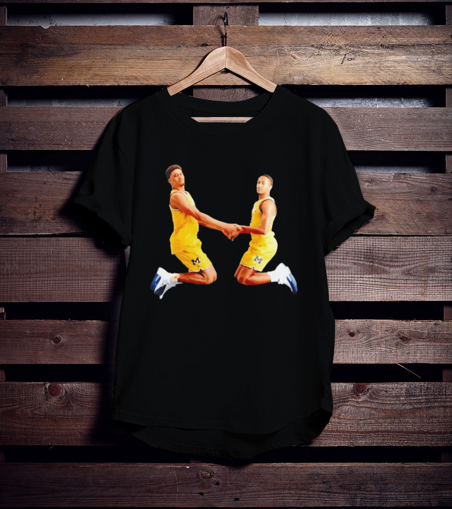 Yaxel Lendeborg Nimari Burnett Michigan Basketball Jump Mount Clumsy T-Shirt