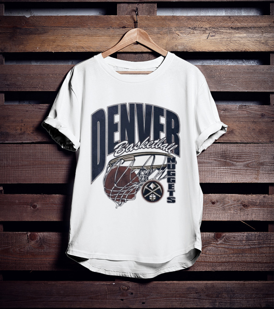 Denver Basketball 2026 Nuggets Script Swish T-Shirt