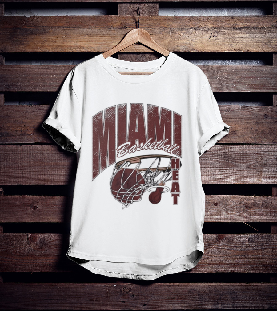 Miami Basketball Swish 2026 Hoop Dunk T-Shirt