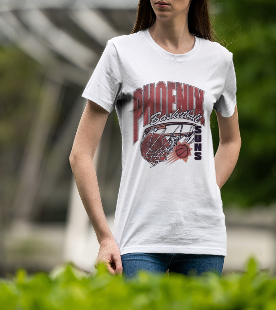 Phoenix Suns Basketball 2026 Swish Script T-Shirt