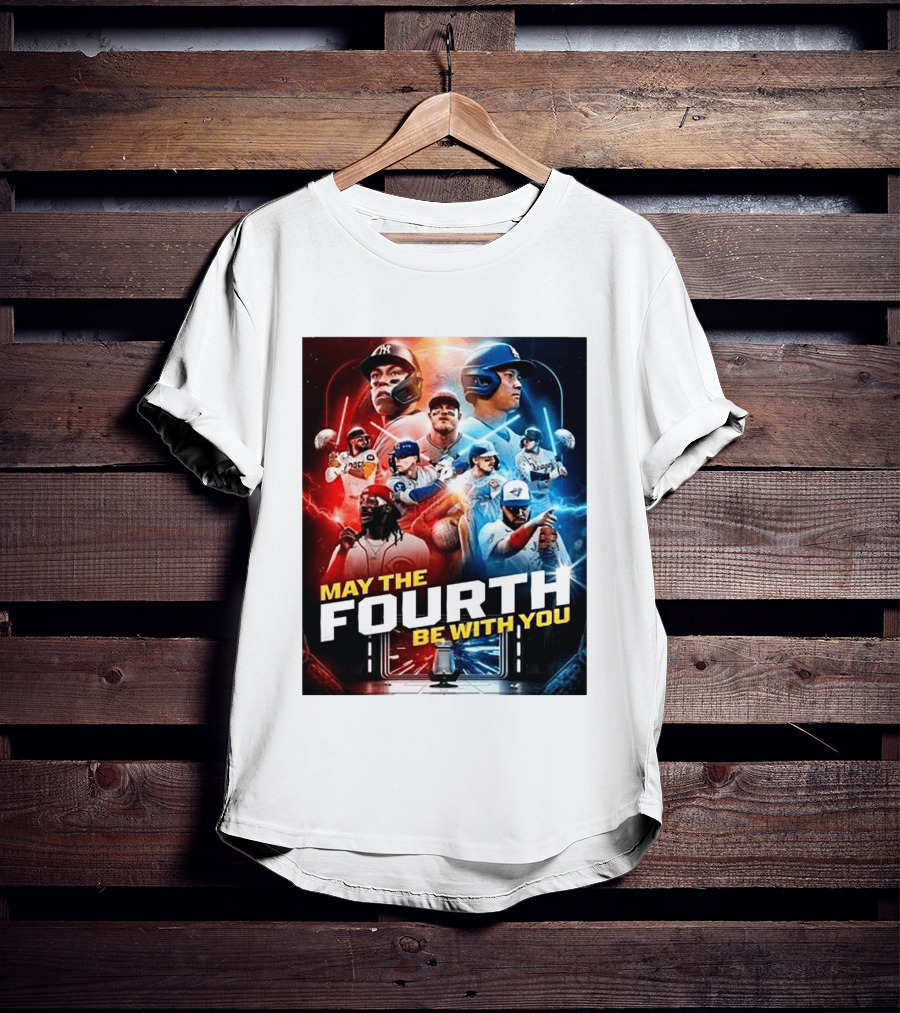 May The Fourth Be With You MLB Star Wars Day 2026 Celebration T-Shirt