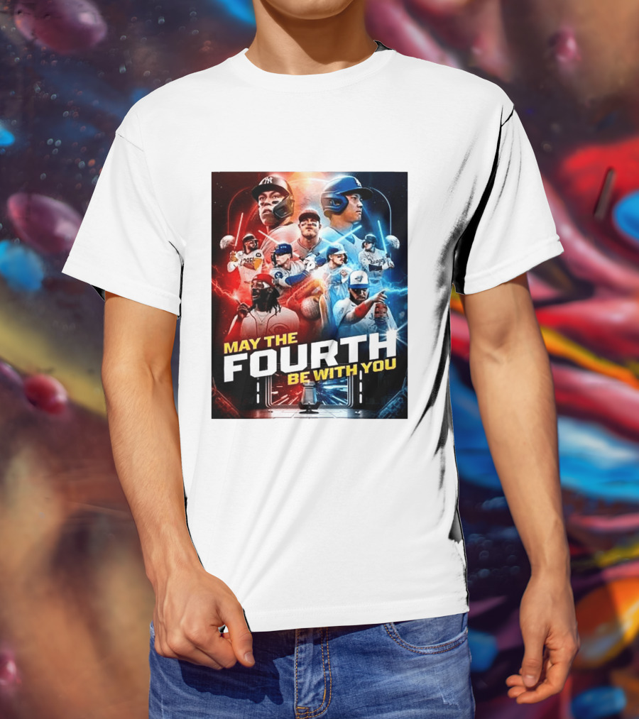 May The Fourth Be With You MLB Star Wars Day 2026 Celebration T-Shirt