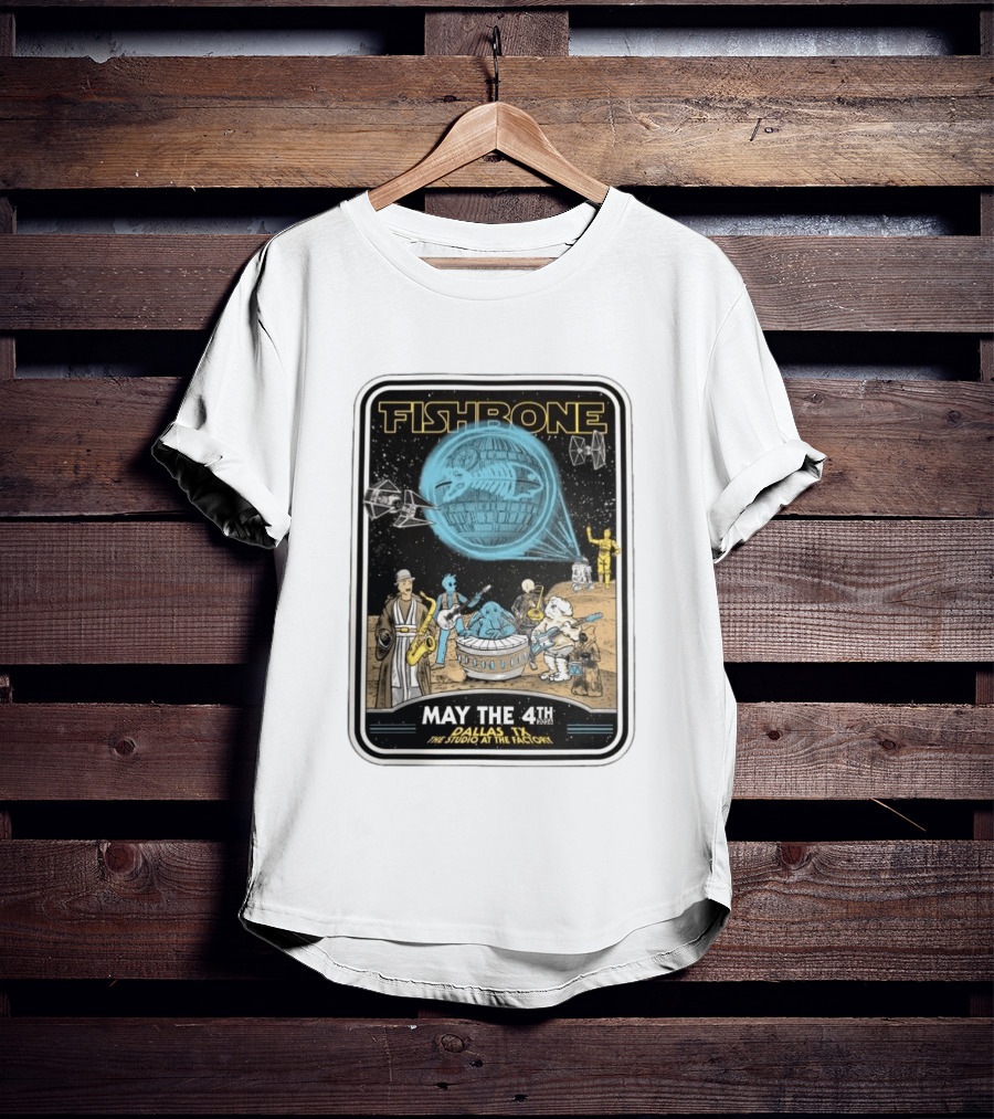 FISHBONE May 4 2026 Dallas TX Tour With Star Wars T-Shirt