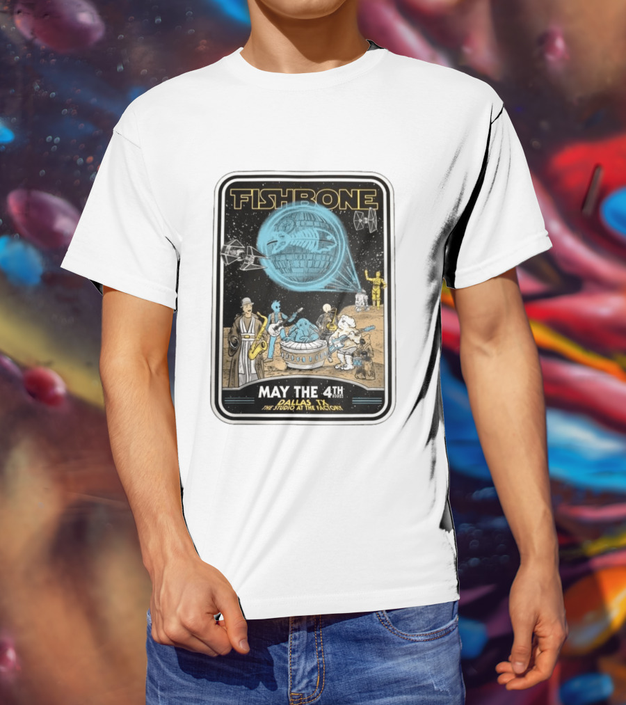 FISHBONE May 4 2026 Dallas TX Tour With Star Wars T-Shirt