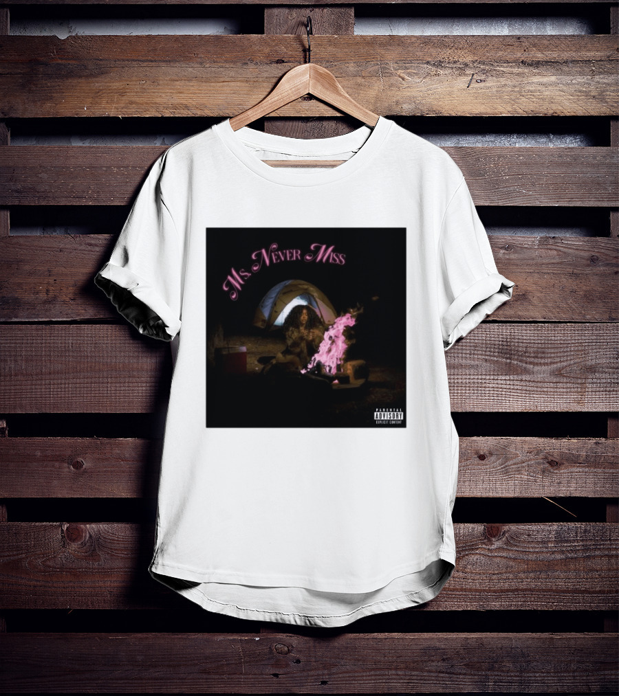 SZA Ms Never Miss Camping Single Cover T-Shirt