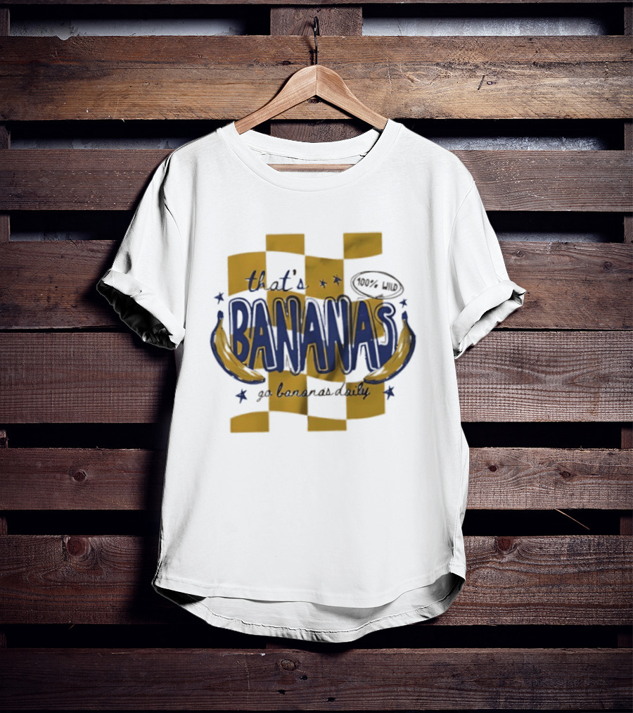 That's Bananas 100% Wow Go Bananas Daily T-Shirt