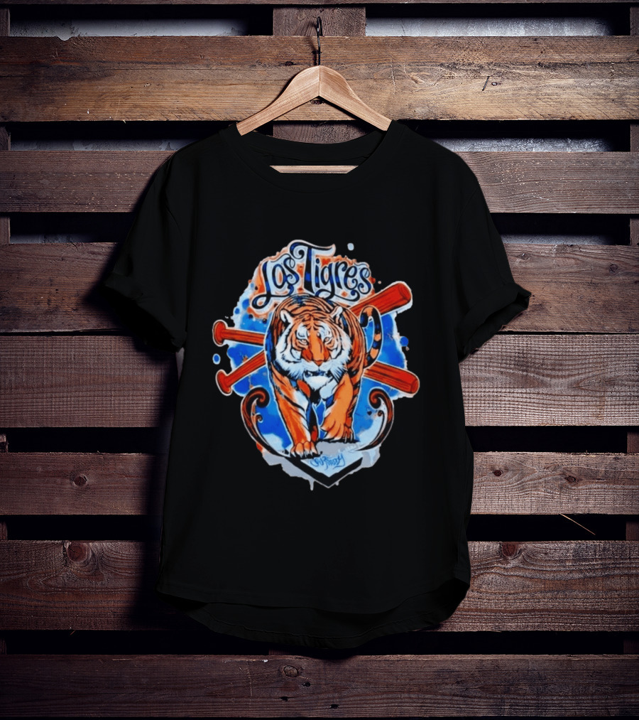 Los Tigres SW Freddy Baseball Tiger T-Shirt