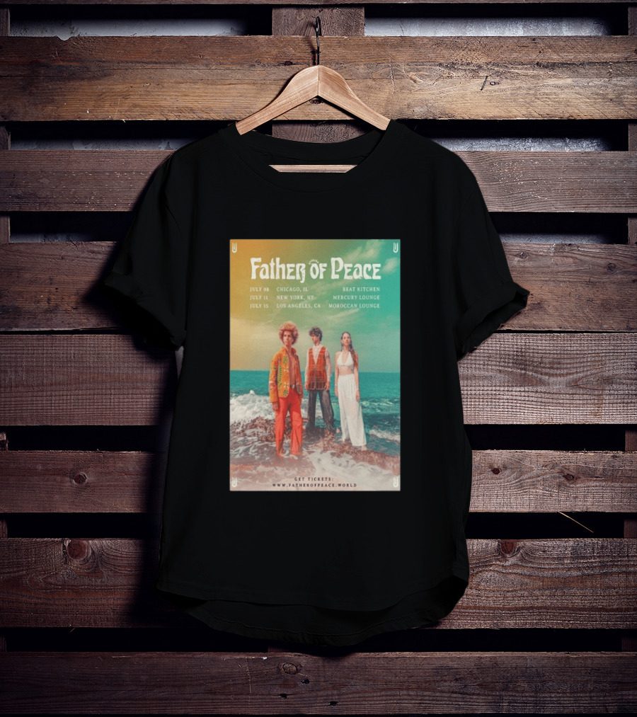 Father Of Peace Fall Tour 2026 Chicago New York Los Angeles T-Shirt
