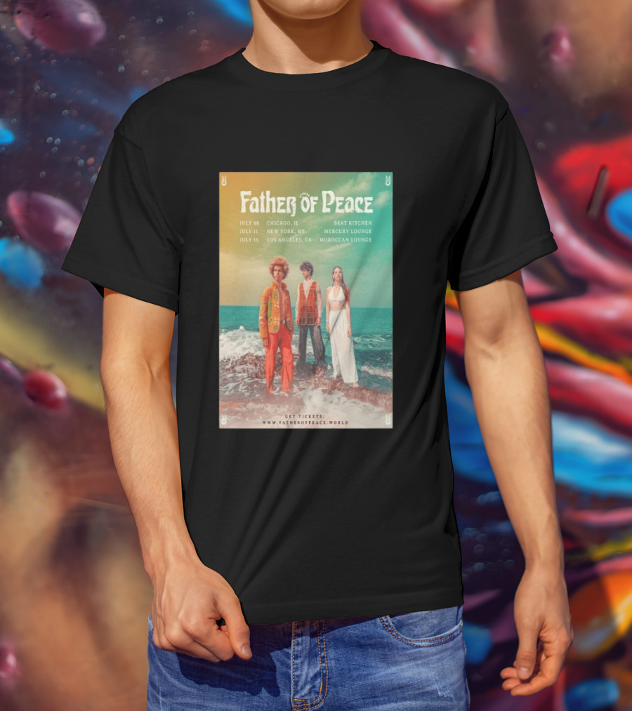 Father Of Peace Fall Tour 2026 Chicago New York Los Angeles T-Shirt