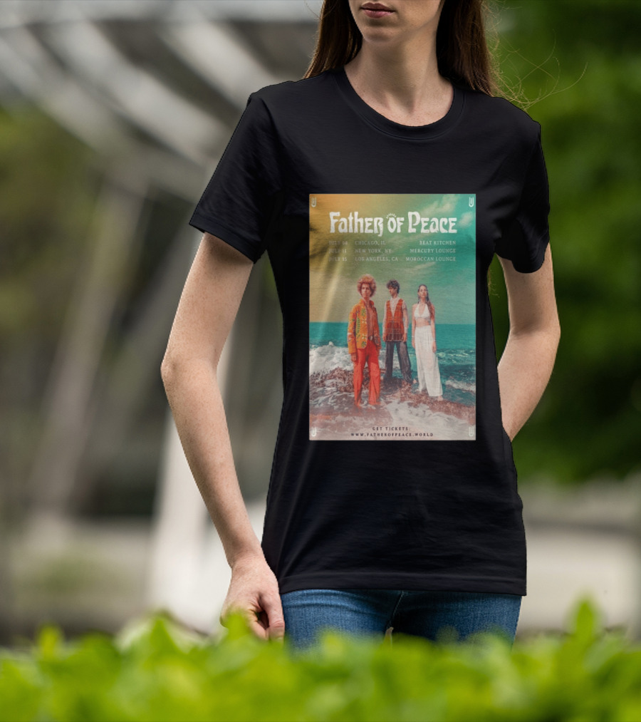 Father Of Peace Fall Tour 2026 Chicago New York Los Angeles T-Shirt