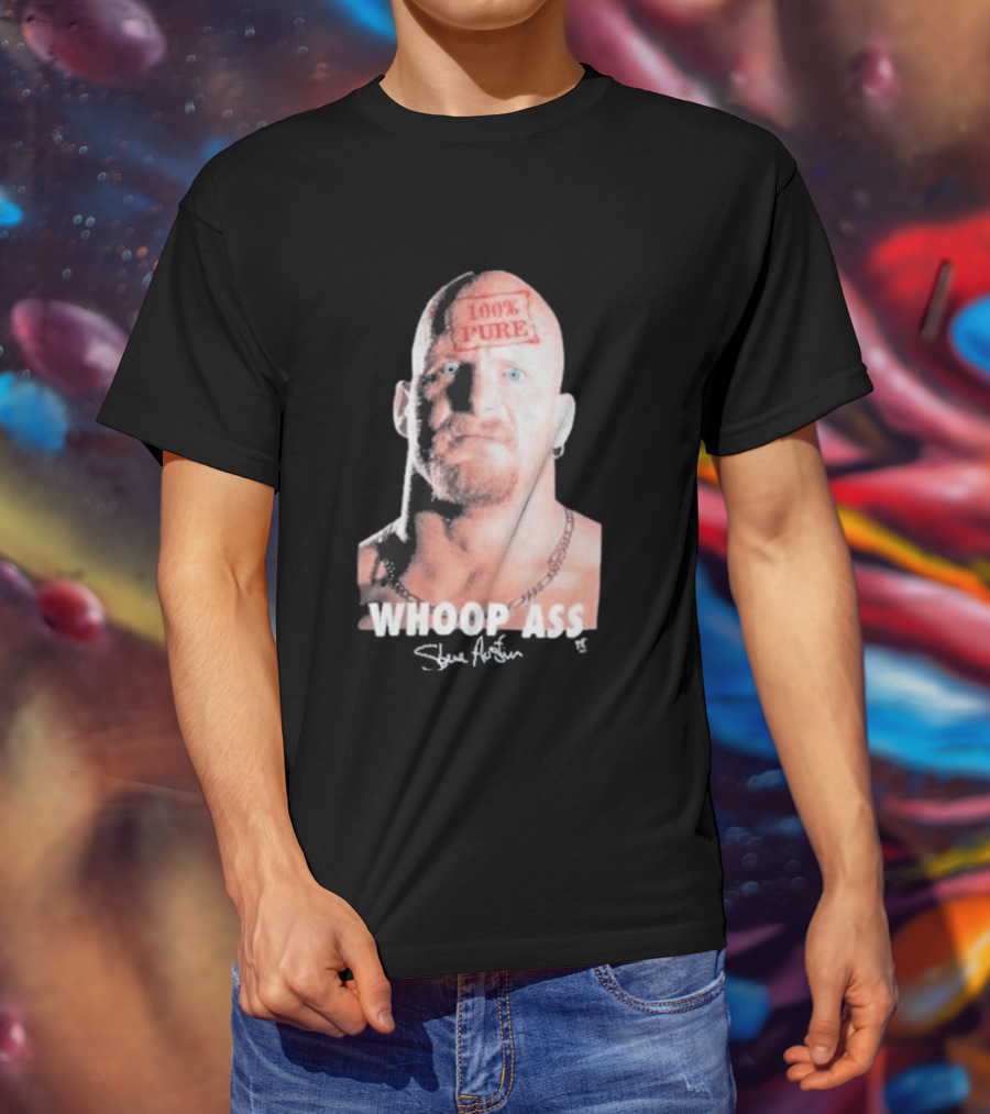 Wyco 1996 Stone Cold Steve Austin 100% Pure Whoop Ass T-Shirt