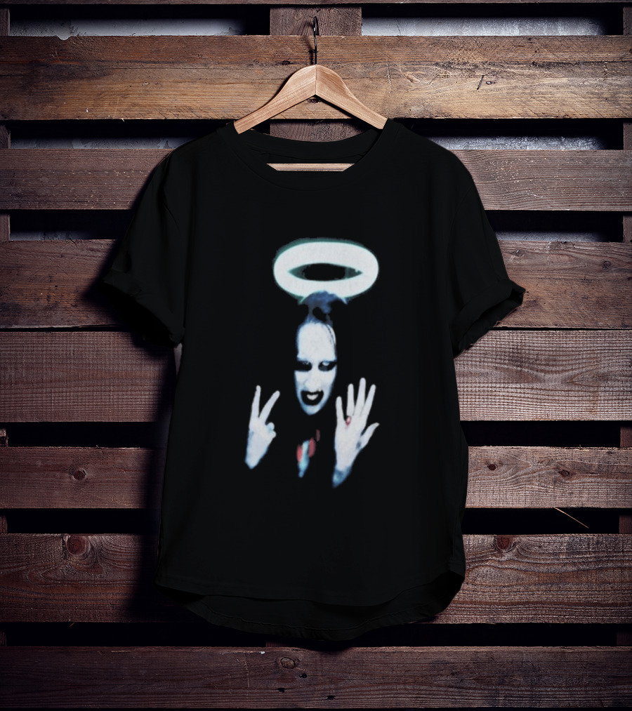 Wyco 1997 Marilyn Manson Angel Halo Gesture T-Shirt