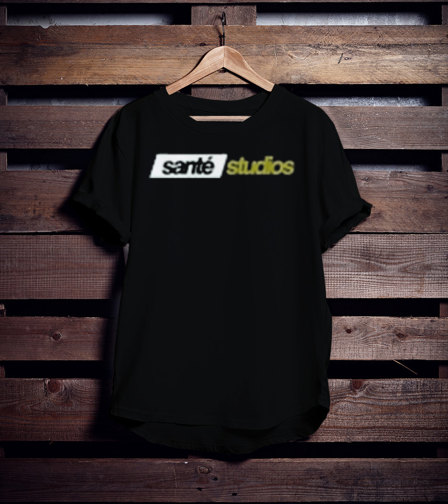 Sante Studios Everyday Essentials Distressed Yellow White Aesthetic T-Shirt
