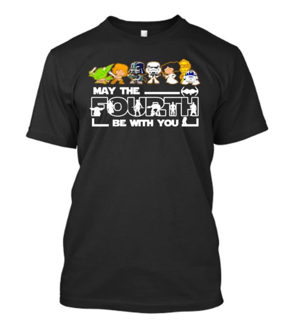 May The Fourth Be With You Star Wars Characters Celebration T-Shirt