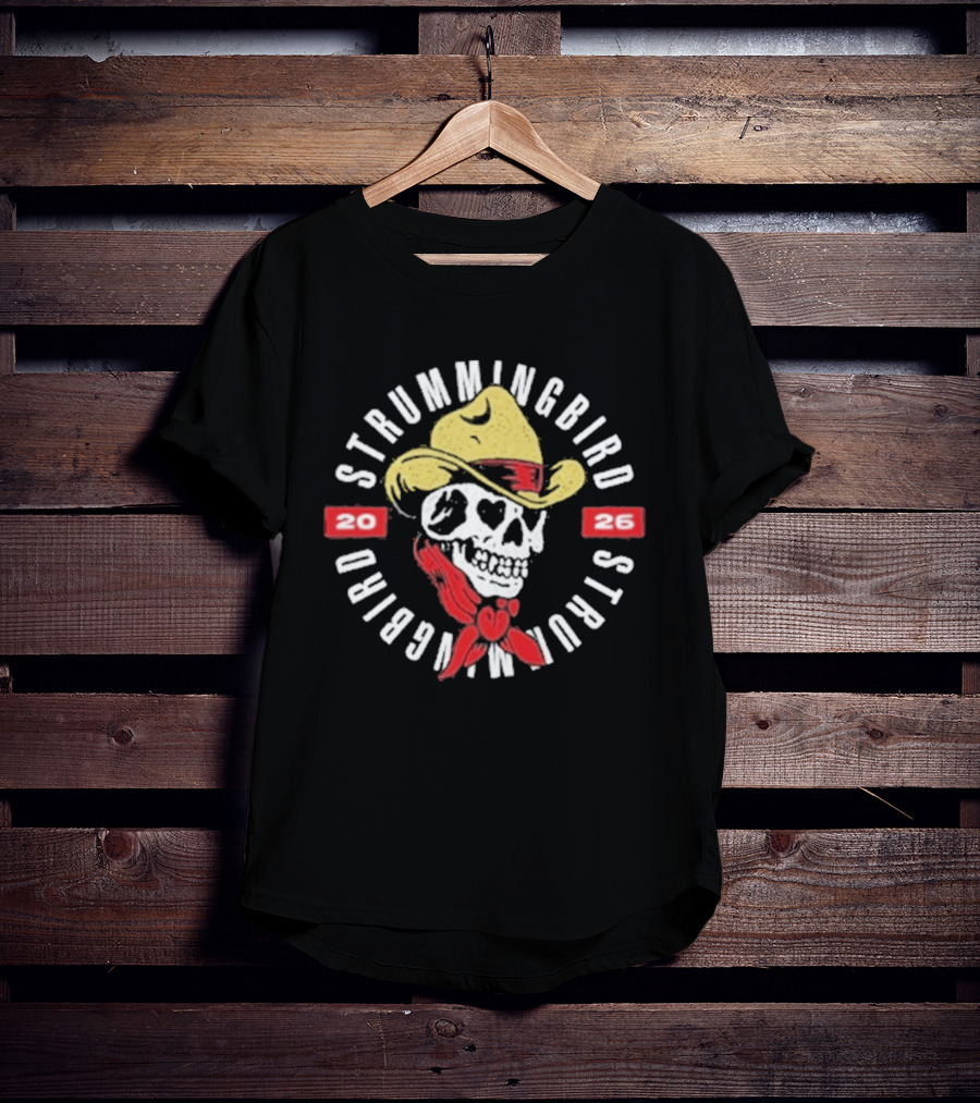 Strummingbird Skull Cowboy 2026 Western Accessories T-Shirt