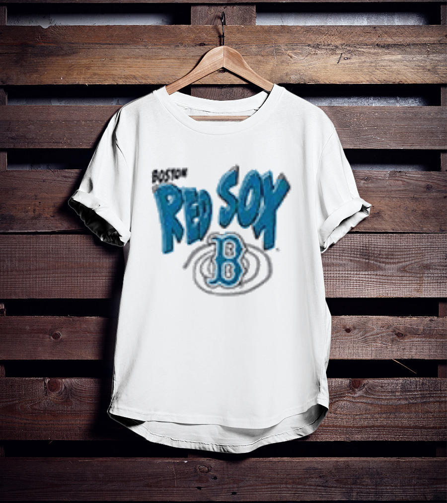 Boston Red Sox Psychedelic B Logo Swirl T-Shirt