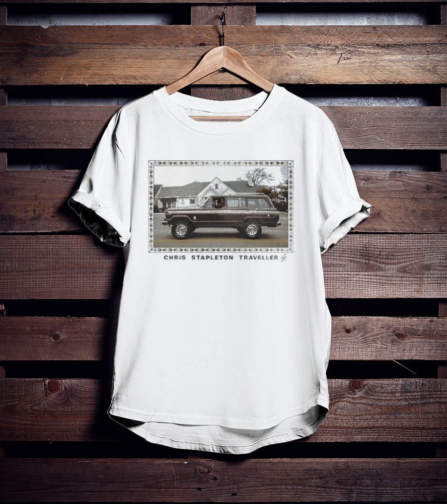 Chris Stapleton Traveller Jeep Vintage Photo T-Shirt