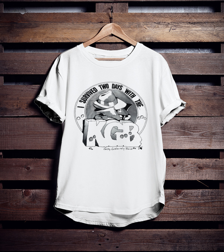 I Survived Two Days With The KGB Mysterious Spy Fedora T-Shirt