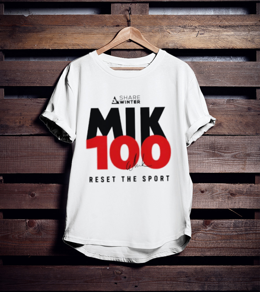 MIK 100 Reset The Sport A Share White T-Shirt