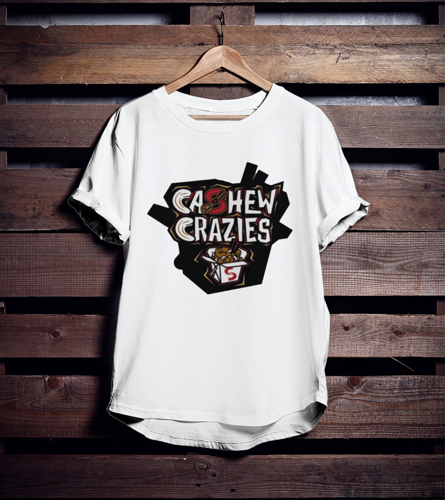 Cashew Crazies Springfield Cashew Chickens Box And Chopsticks T-Shirt
