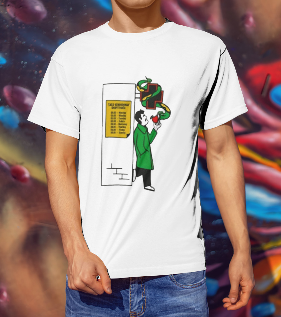 Taco Hemingway Tour 2026 Snake Grafik Wegowa Szef Smoove Baron Friday T-Shirt