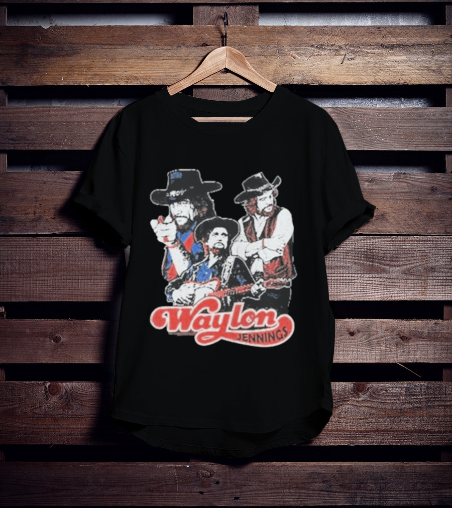 Waylon Jennings Cowboy Trio T-Shirt