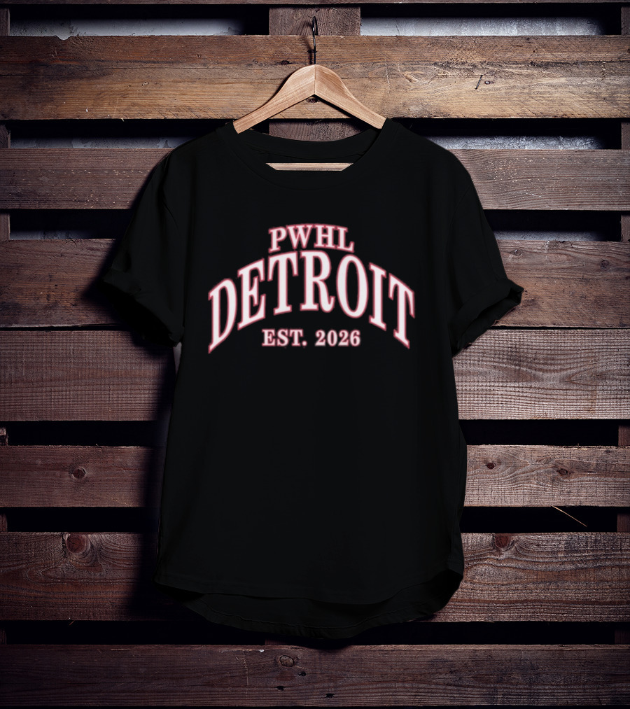 Adult PWHL Detroit EST 2026 Sportiqe Biltmore T-Shirt