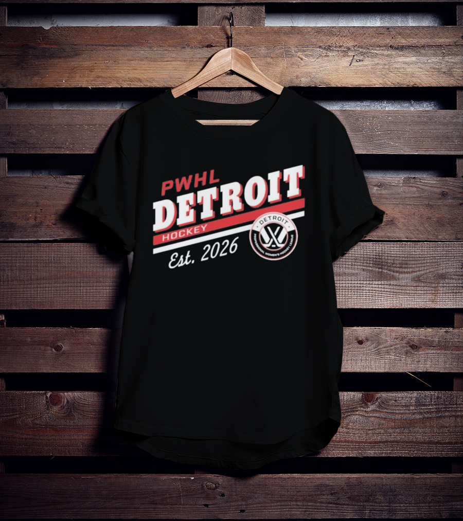 PWHL Detroit Hockey Est. 2026 Sportiqe Duke T-Shirt