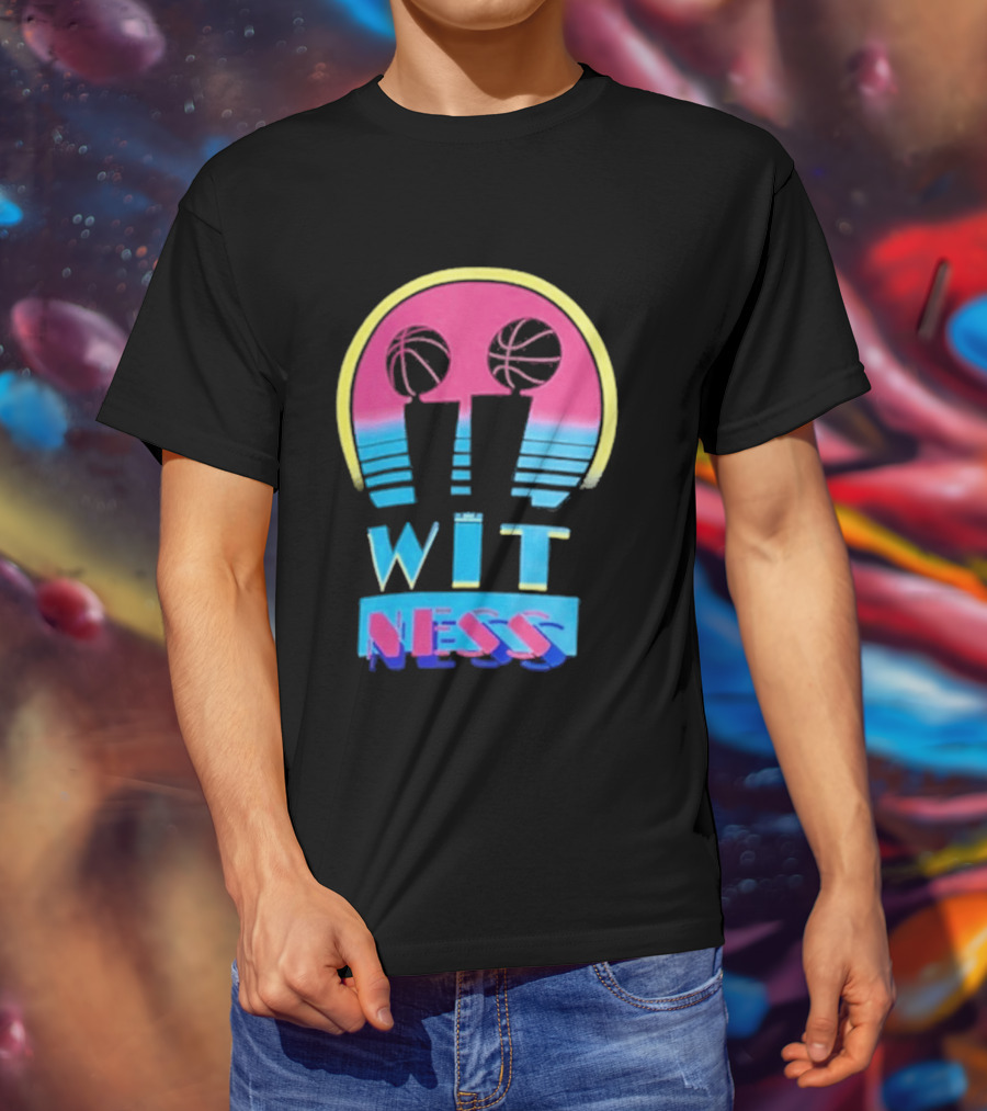 LeBron James Miami Twice Max90 Wit Ness Basketball T-Shirt