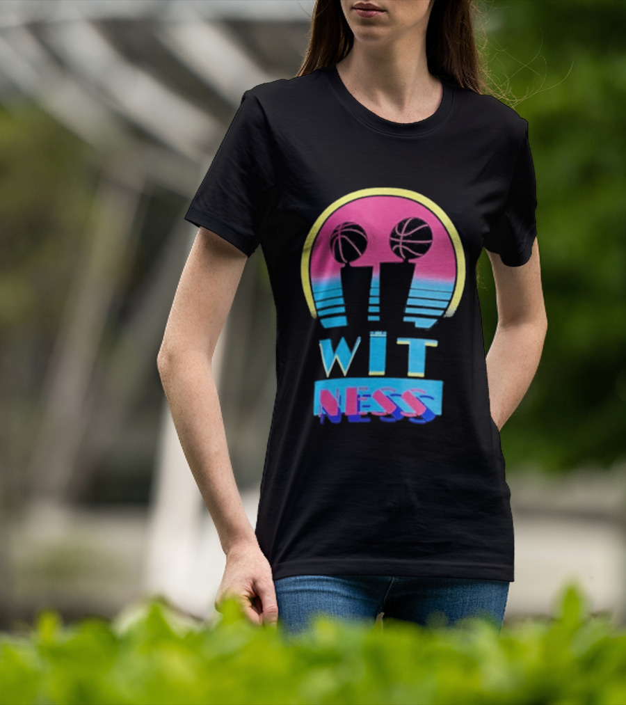 LeBron James Miami Twice Max90 Wit Ness Basketball T-Shirt