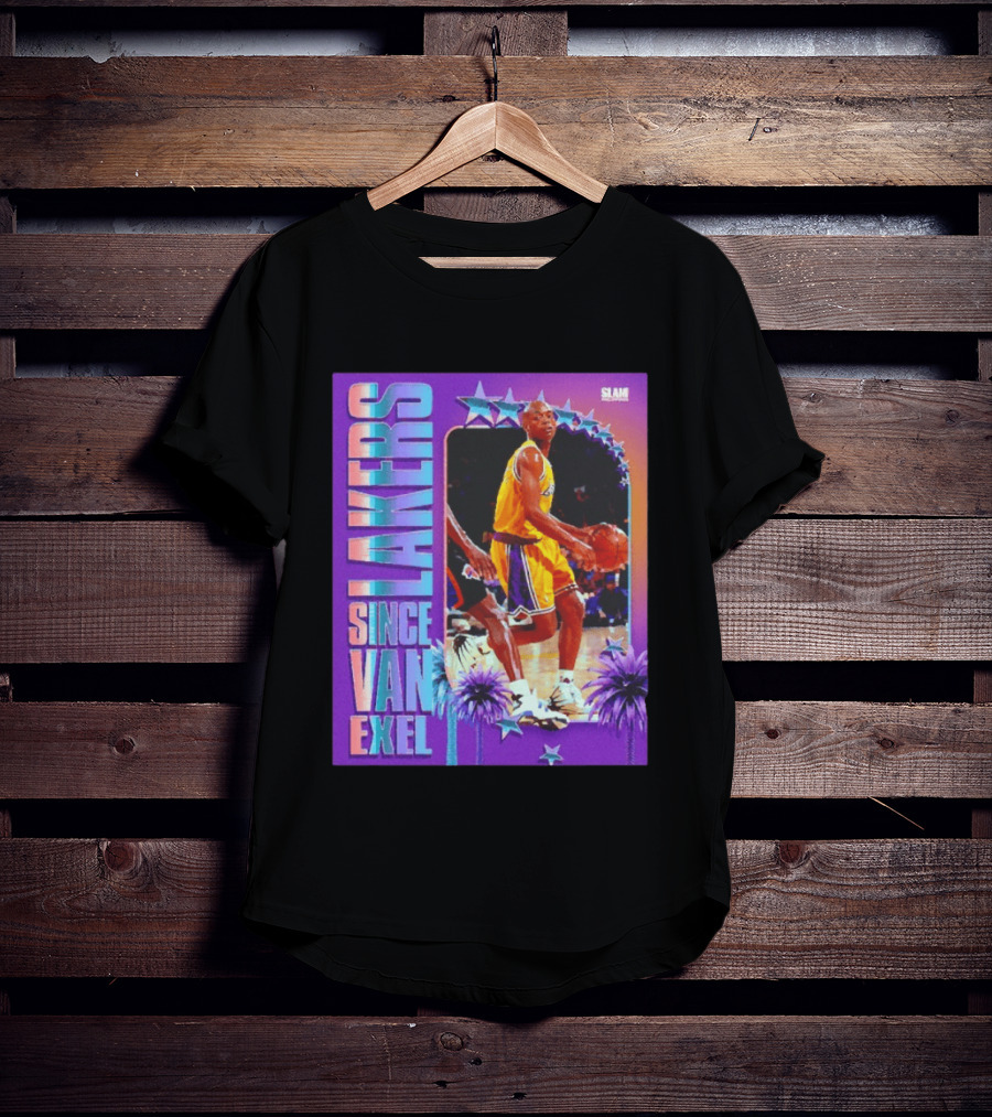 Lakers Since Van Exel SLAM Magazine Retro Basketball Legends T-Shirt