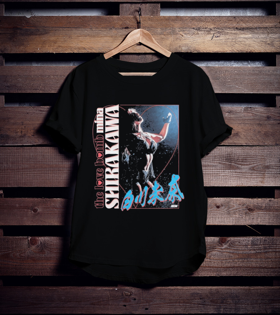 Mina Shirakawa The Love Bomb AEW Shirakawa T-Shirt
