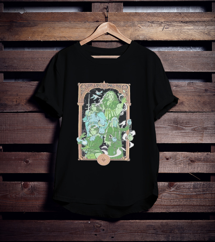 Critical Role Heroes Of Araman Seekers Tabletop Adventure Characters T-Shirt