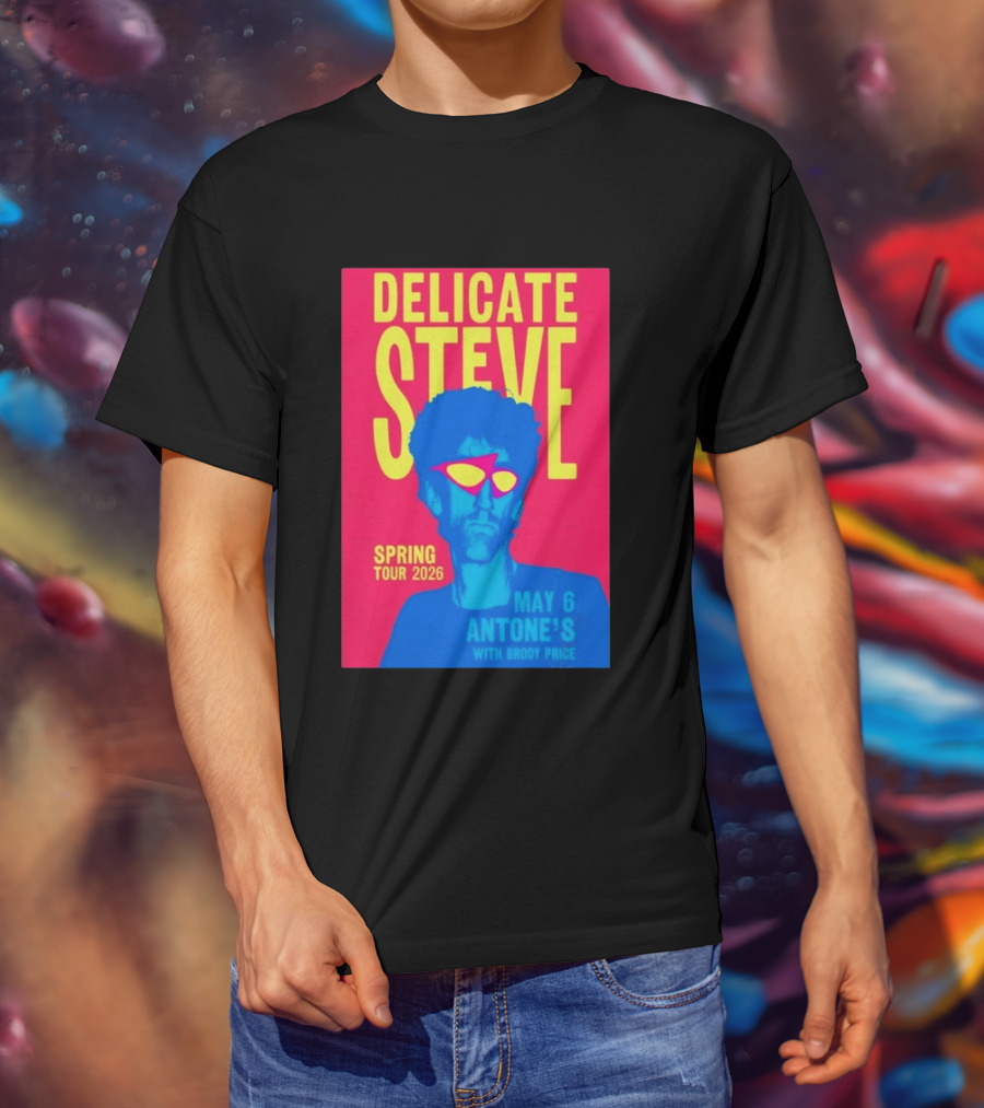 Delicate Steve Spring Tour 2026 May 6 Antone's With Brody Price T-Shirt