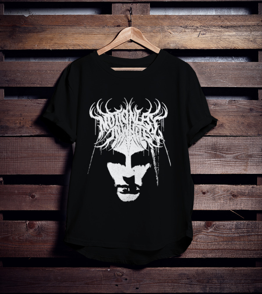 Miw Fear Not The Dark Symmetrical Antlered Reflection T-Shirt