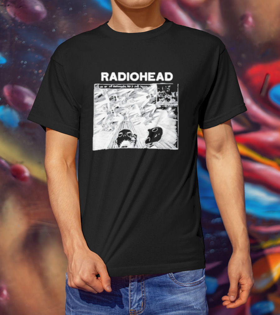 Radiohead Motion Picture House Black T-Shirt